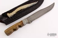 Damascus and Wood Bowie