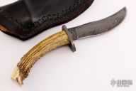 Large Damascus and Stag Skinner