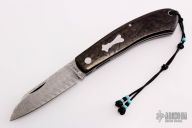 Damasteel and Carbon Fiber Slipjoint