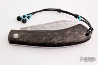 Damasteel and Carbon Fiber Slipjoint