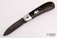 Damascus and Rag Micarta Slipjoint