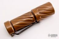 Copper Trident with Twist Pattern