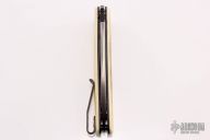 Wharncliffe Flipper - Glock Barrel Damascus and Mammoth Ivory