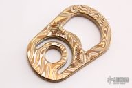  Pull Tab - Double Swan - Nichols Mokume