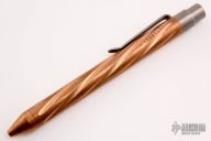 Fluted Copper Clicker Pen