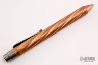 Fluted Copper Clicker Pen