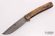 FR Stretch - Damascus and Mammoth bone
