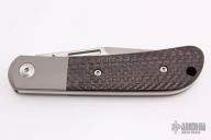 Slipjoint - Tumbled Blade and Carbon Fiber