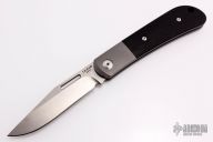 Slipjoint - Tumbled Blade and Black G-10