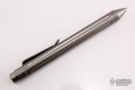 Titanium Clicker with Fluted Pattern
