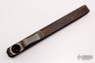 Clip-It Pocket Prybar - CPM-3V "Super Steel" - Heat Colored