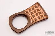 One-Hole Paperweight - Dirty Copper