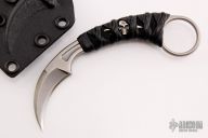 Pika w/ Leather wrap and Silver Menuki