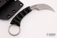 Pika w/ Leather wrap and Silver Menuki