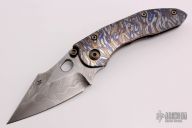 Stitch - Damascus/Flamed Titanium