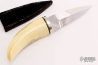 Whale Tooth Dagger with Scrimshaw
