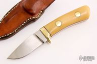 Tapered Tang Fixed Blade with Linen Micarta