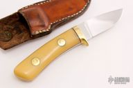 Tapered Tang Fixed Blade with Linen Micarta