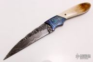 Damascus and Mammoth Ivory Wharncliffe