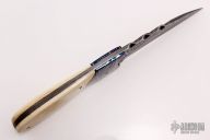 Damascus and Mammoth Ivory Wharncliffe