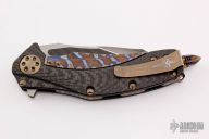 Matrix - San Mai Damascus and Carbon Fiber