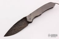 Raindrop Damascus and Titanium ANAX #030