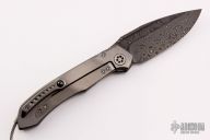 Raindrop Damascus and Titanium ANAX #030