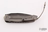 Raindrop Damascus and Titanium ANAX #030