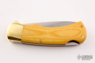 4 Star 715 Lockback - Ivory Paper Micarta