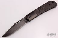 Slipjoint - Black Tumbled Blade/Bolsters and Carbon Fiber