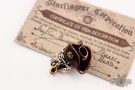 Silver/Copper Buccaneer Bead w/ Brass Pipe