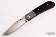 Slipjoint - Tumbled Blade and Black G-10