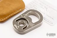 .420" Thick Ti Pull Tab with Double Swan Logo