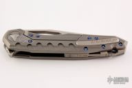 Sigil - Satin/Titanium/Blue HW/Damascus Plate