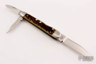 TB2014 Lockback Whittler - Antique Jigged Bone