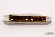 TB2014 Lockback Whittler - Antique Jigged Bone