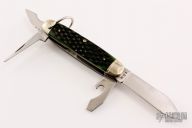 Danger Ranger Bear Scout Knife - Green Jigged Bone #50