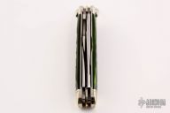 Danger Ranger Bear Scout Knife - Green Jigged Bone #50