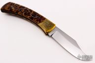 Engraved Auto w/ Silver Wire inlay