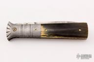 Damascus & Mammoth Ivory Folder