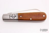 Tom's Choice Barlow - Natural Canvas Micarta