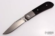  Slipjoint - Tumbled Blade and Black G-10