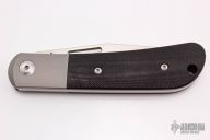  Slipjoint - Tumbled Blade and Black G-10