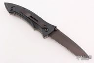  LTT-875 Large Tactical Tanto - Black Serrated Edge