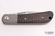 Slipjoint - Tumbled Blade and Carbon Fiber
