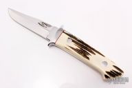  Loveless Style Boot Knife with Stag