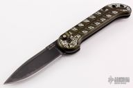 Original Black Knife - 2014 - Engraved and Green