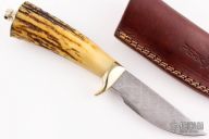 Stag and Damascus Hunter