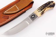 Engraved Stag Skinner