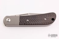 Slipjoint - Tumbled Blade and Carbon Fiber